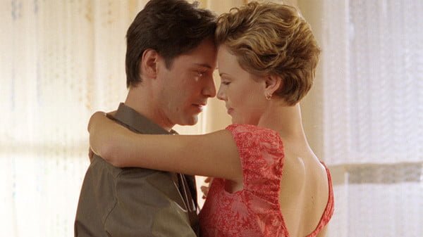 10. Nelson Moss in Sweet November A woman just off the street asks Keanu to live with her for a month, and his life will change. Uhhh….
